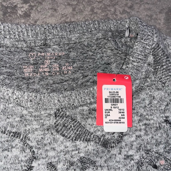 Love to Lounge Primark Penguin print grey pyjamas/ sleepwear/ loungewear set - Picture 9 of 11